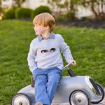 Pull on Pant - Stormy Blue Corduroy