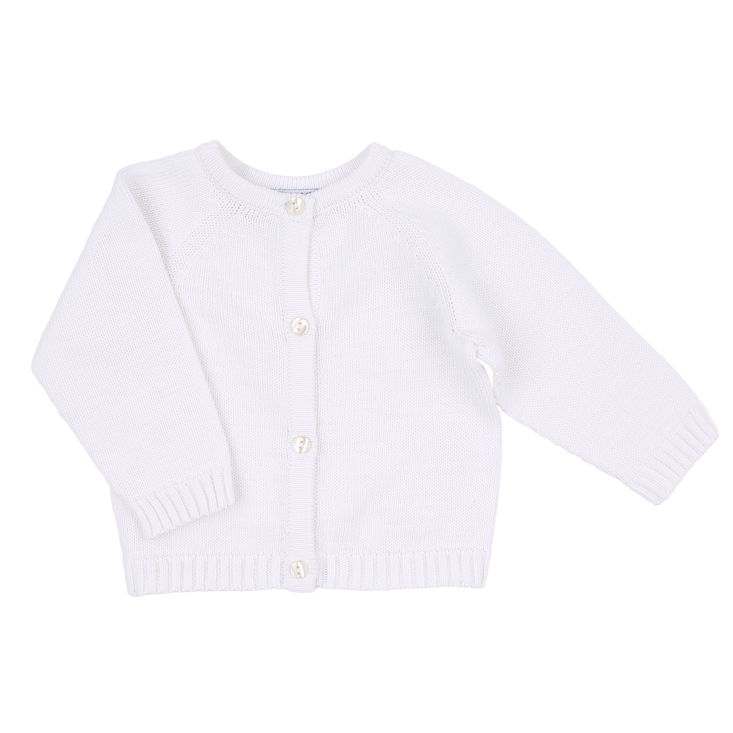 Essentials Knits White Cardigan