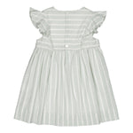 Kidiwi Léanne Smocked Dress - Mint Stripe