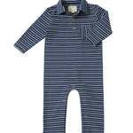 Kingston Polo Romper Navy/White