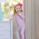 Ava Pajama Pant Set - Birthday Cake Pink.