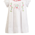 Joyful Dress by The Proper Peony, traditional white and red holiday dress