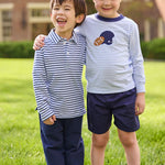 Long Sleeve Polo - Winslow Stripe