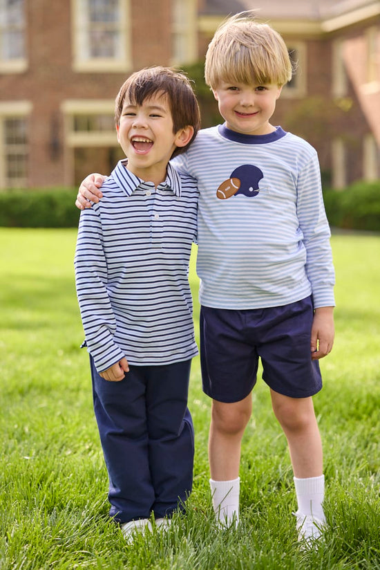 Long Sleeve Polo - Winslow Stripe