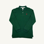 Prim and Proper Polo Long Sleeve - Grier Green/Richmond Red