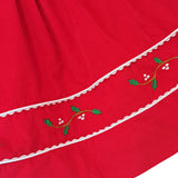 Corduroy Red Classic Float Christmas Dress