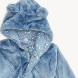 magnetic me Winter Sky minky bear hooded jacket