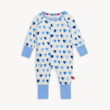 Blue XOXO Modal Convertible Coverall