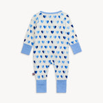 Blue XOXO Modal Convertible Coverall