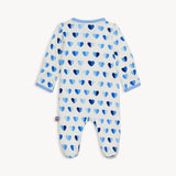 Blue XOXO Modal Footie