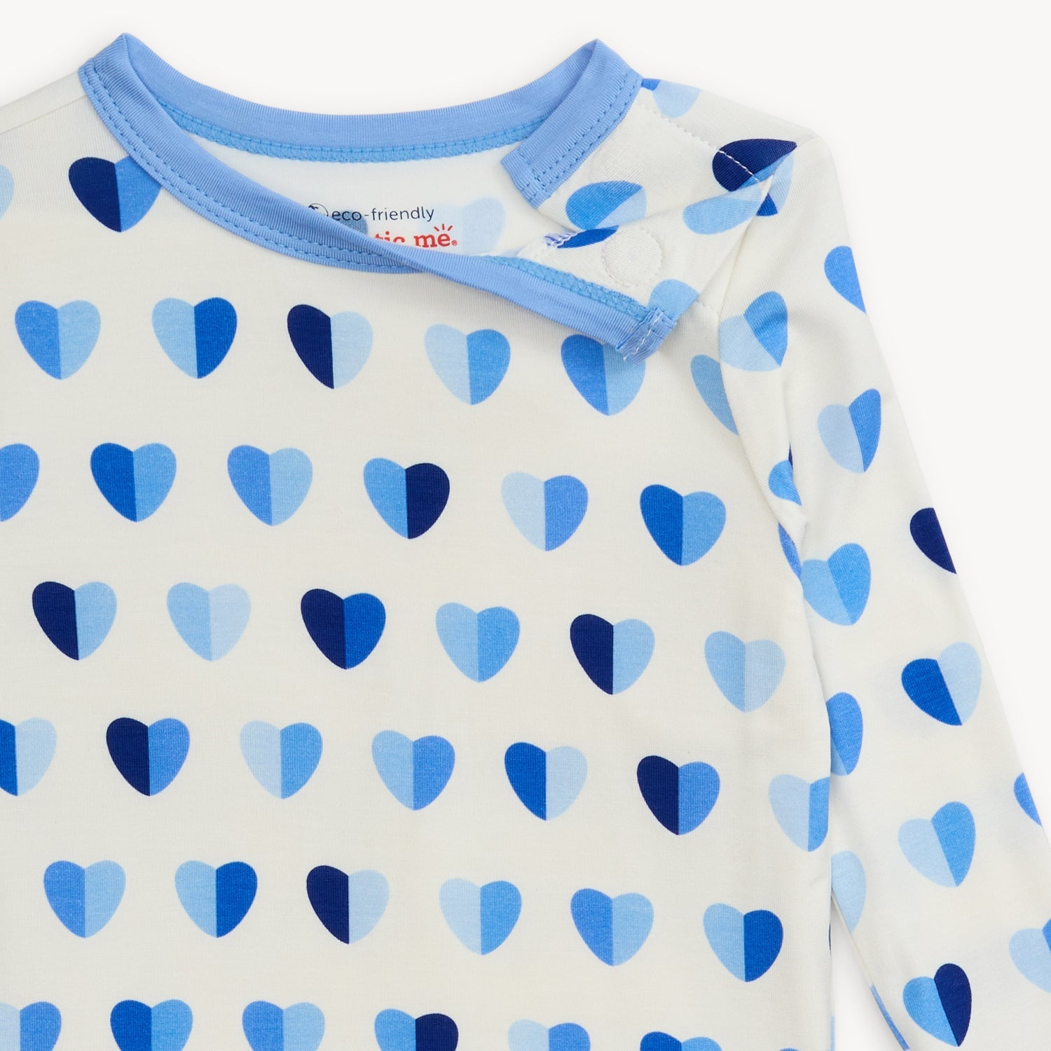 Blue XOXO Modal Long Sleeve Pajamas
