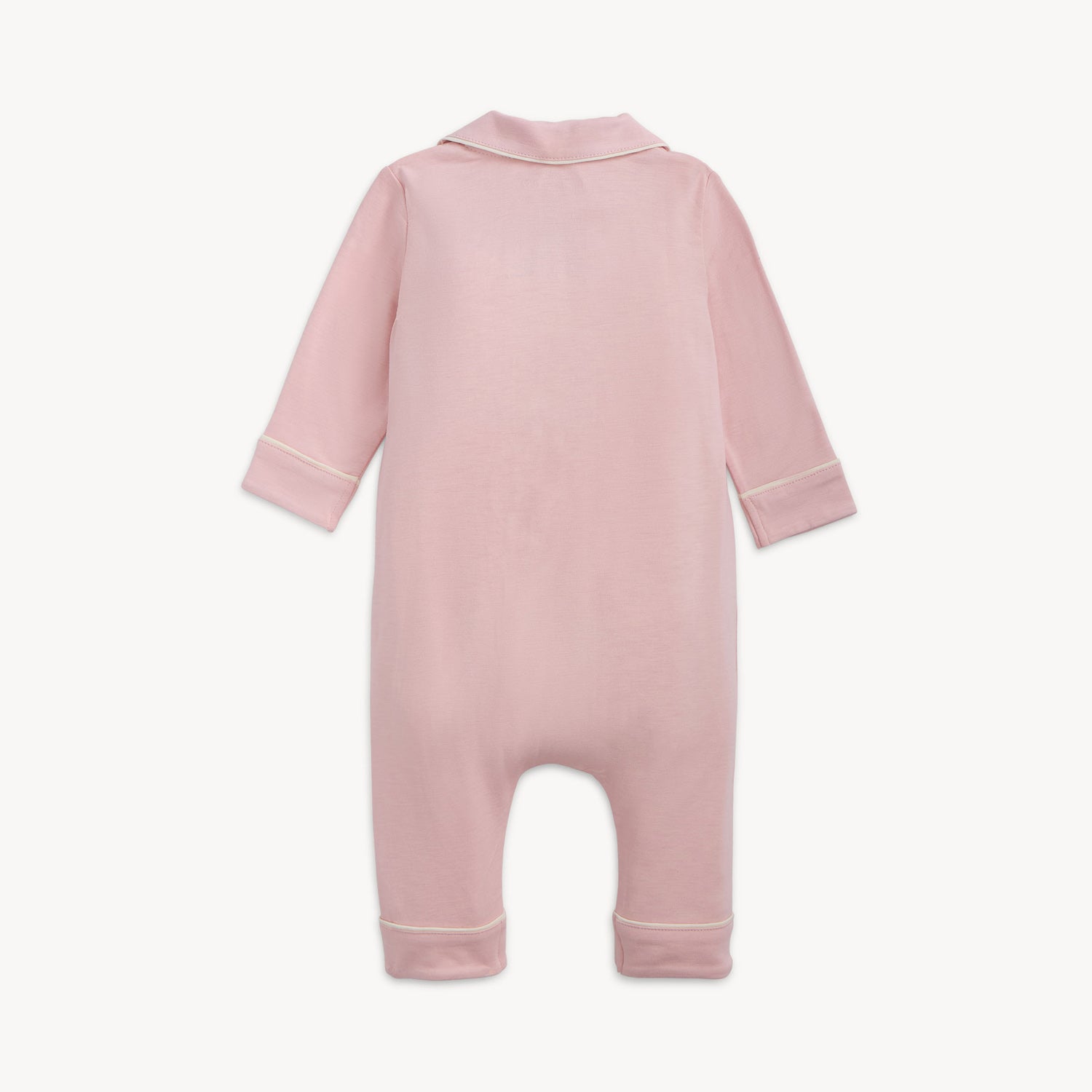 Blush Pink Right Fit Magnet Pant Romper W Pip