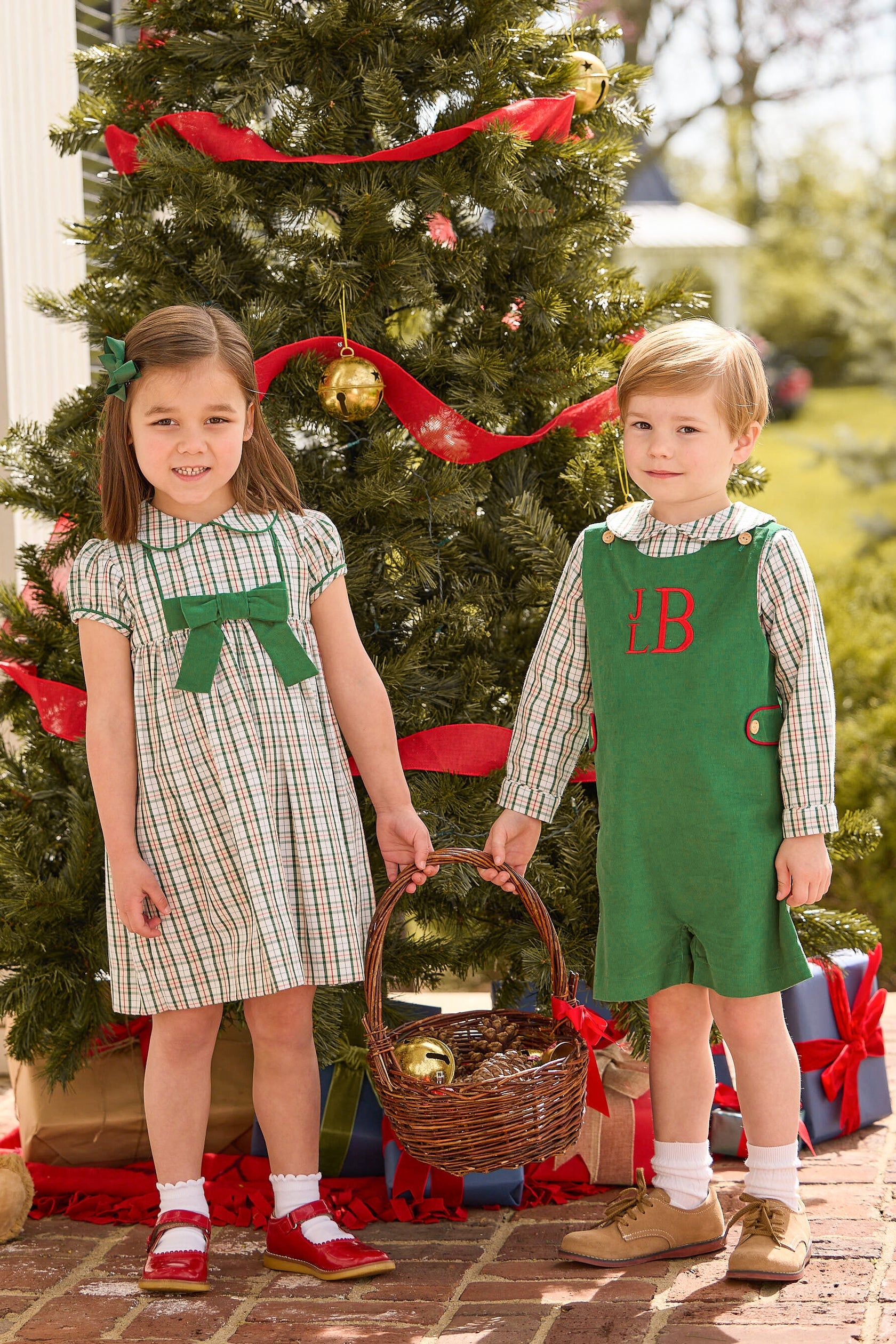 Peter Pan Shirt - Mistletoe Tartan