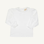Maude's Peter Pan Pima Blouse- Long Sleeve