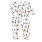 Christmas Nutcrackers Zipper Footie