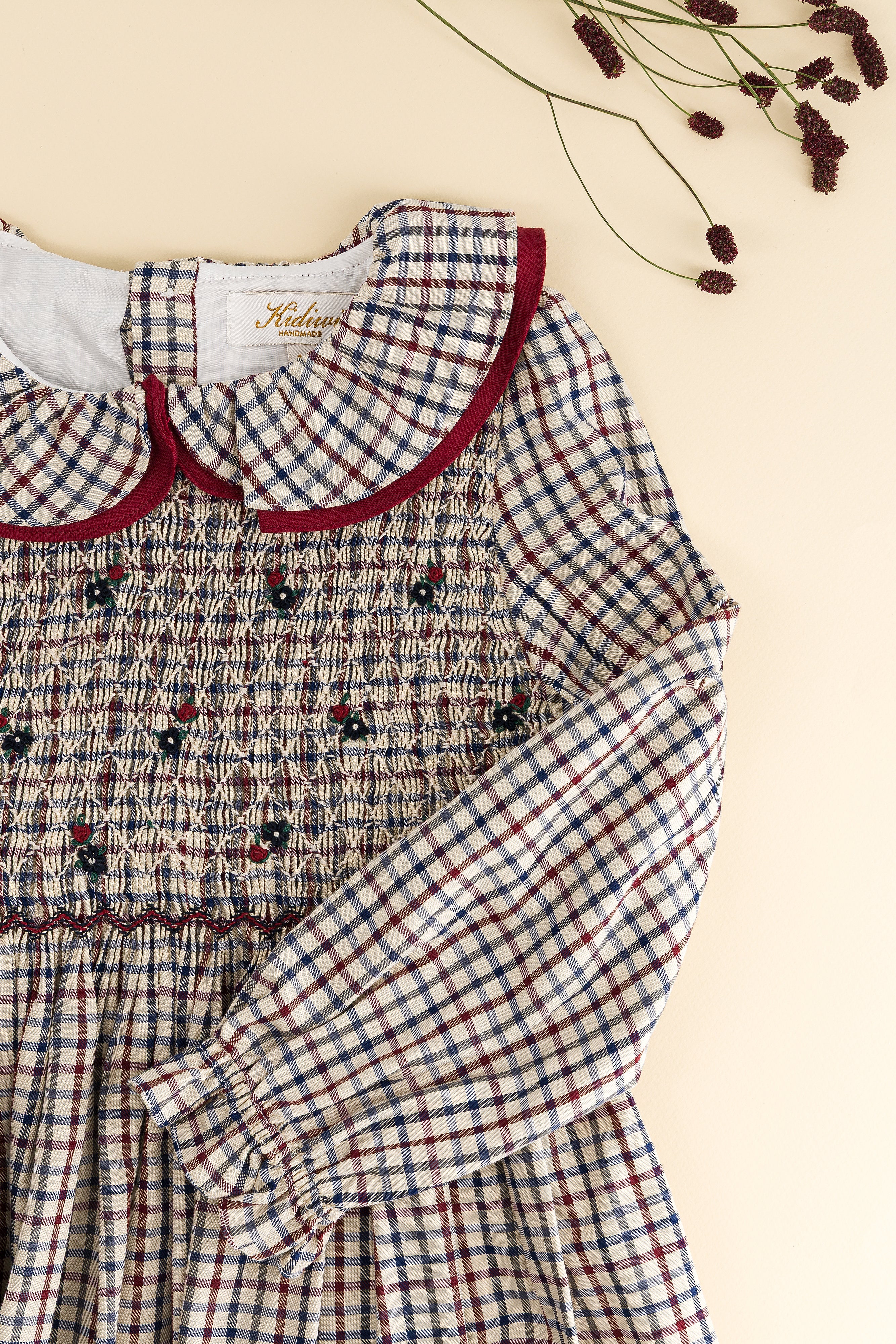 Kidiwi Joséphine check dress