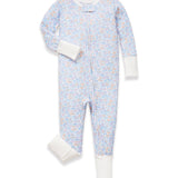 Infant Peekaboo Romper in Fleur Blanche