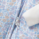 Infant Peekaboo Romper in Fleur Blanche