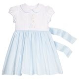 Peter Pan Dress - Blue Bunny