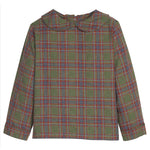 Little English Peter Pan Shirt - Thornhill Plaid