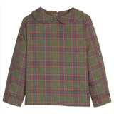 Little English Peter Pan Shirt - Thornhill Plaid