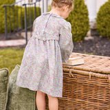 Pleated Caroline Dress - Lavender Gables Floral