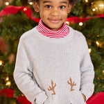 Pocket intarsia Sweater - Reindeer