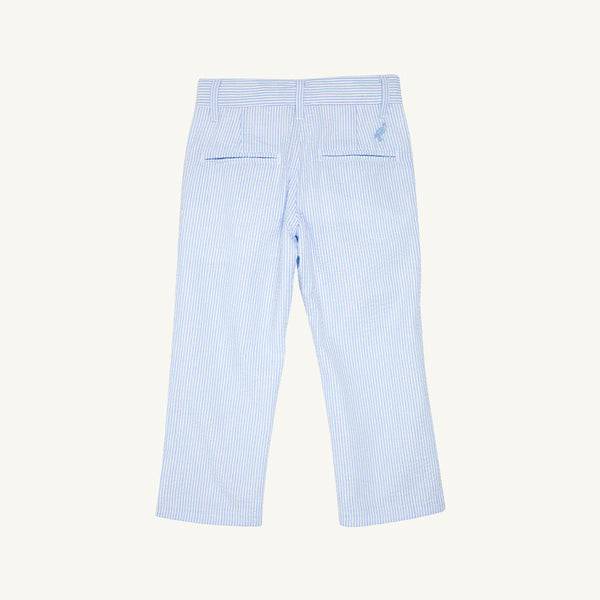 Prep School Pants- Seersucker Breakers Blue