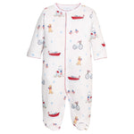 Printed Footie - Coastal Summer