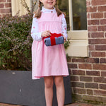 Little English Madison Jumper - Light Pink Corduroy styled