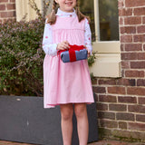 Little English Madison Jumper - Light Pink Corduroy styled