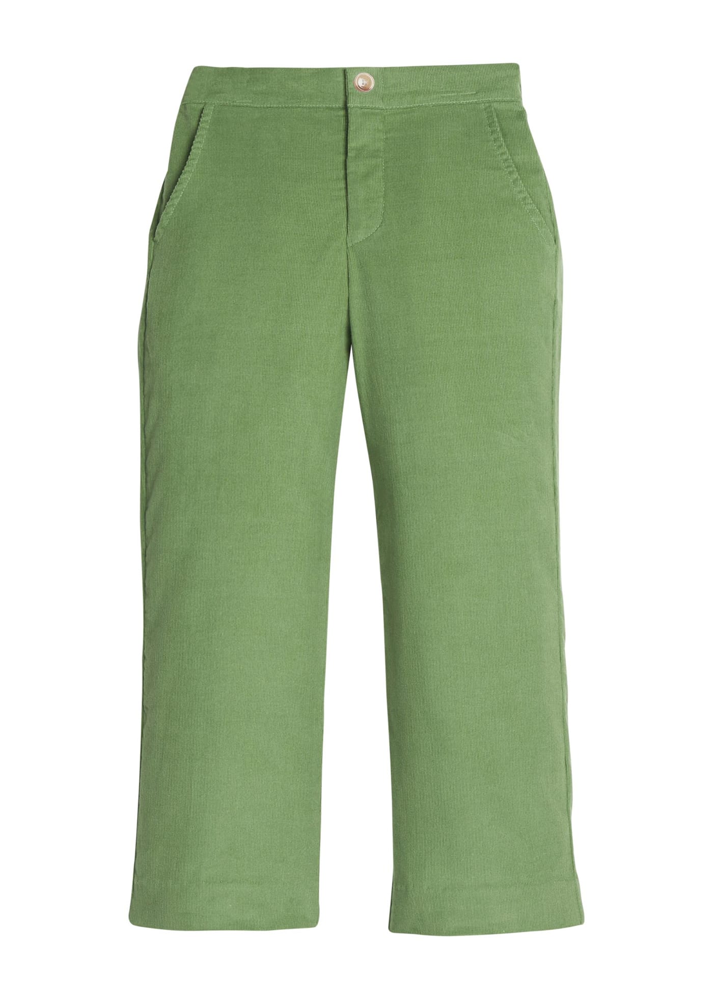 Little English pull on pant in watercress corduroy for boys