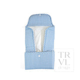 QUILTED CHANGING MAT - Pimlico Stripe Chambray