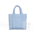 QUILTED MINI GO GO TOTE - Pimlico Stripe Chambray