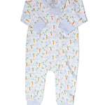 Blue Zipper PJ  - Peeps