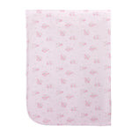 Baby Club Chic tiny bunch of roses printed pima receiving blanket