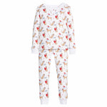 Ruffled Printed Jammies - I Woof You