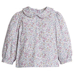 Ruffled Peter Pan Blouse Margaux Floral