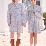 Ruffled Shirt Dress - Margaux Floral