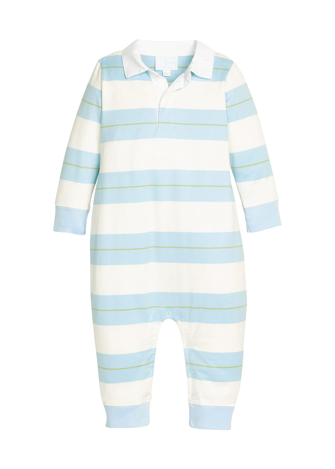Rugby Polo Romper - Fondren Stripe