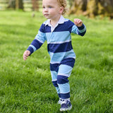 Rugby Polo Romper - Varsity Stripe