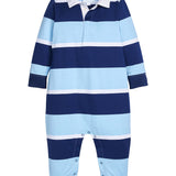 Rugby Polo Romper - Varsity Stripe