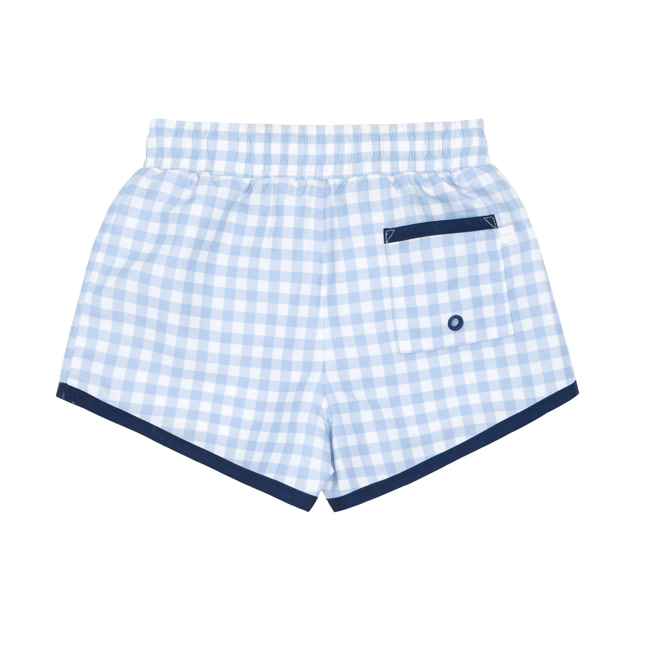 Boys Oasis Blue Gingham Boardie
