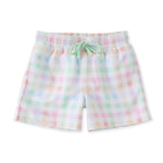 Plaid Swim Trunks S2609