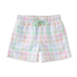 Plaid Swim Trunks S2609