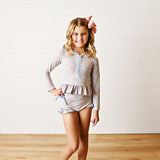 Watercolor Garden 2 PC Swimsuit S2634