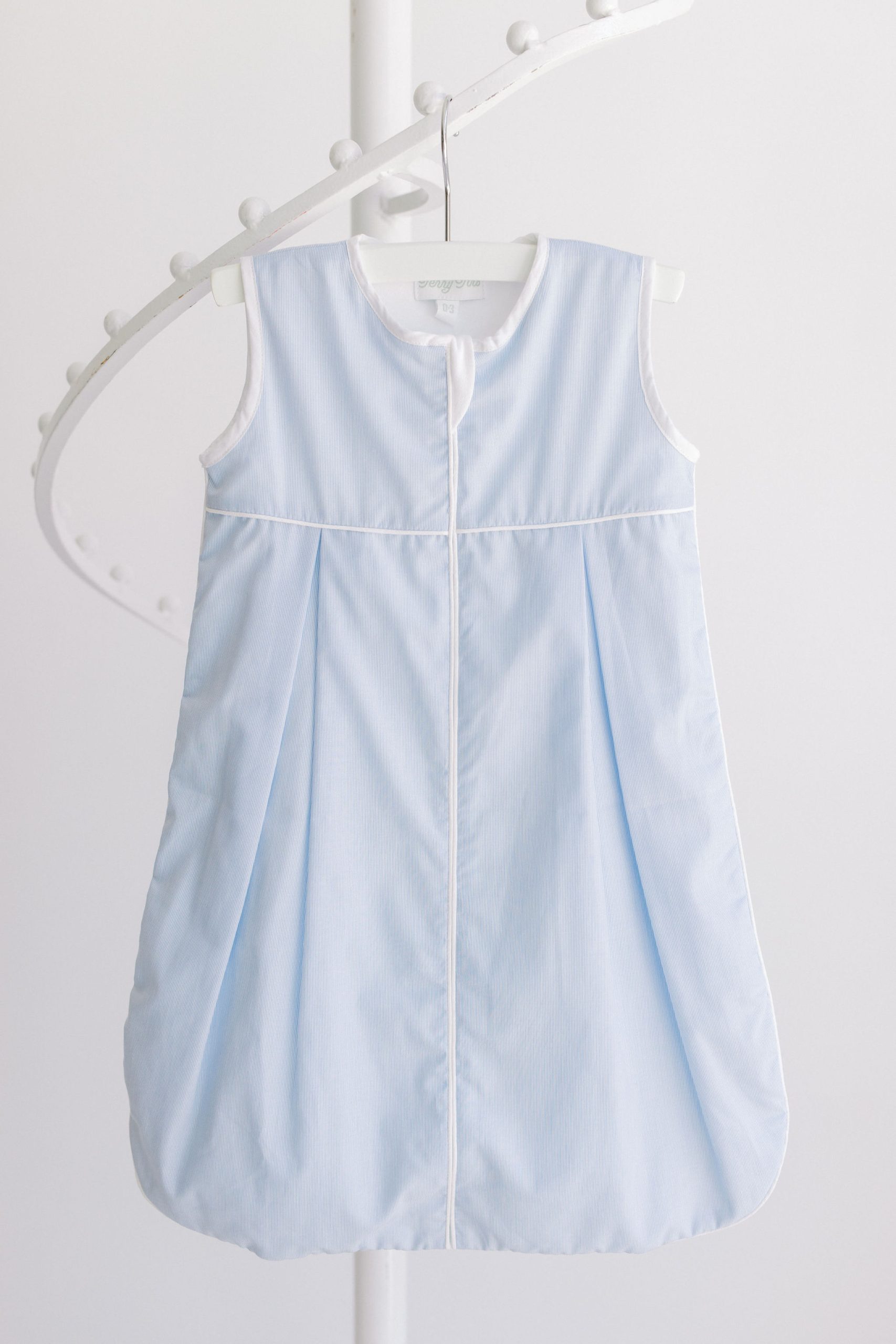 Terry Tots blue stripe sleep sack