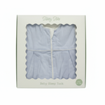 Terry Tots blue stripe sleep sack in gift packaging