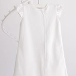 Sleep Sack - White Jacquard Bows