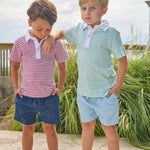 Short Sleeve Polo - Americana Stripe